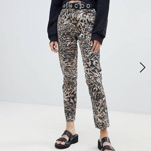 Cheetah Print Ritson Mom Jeans